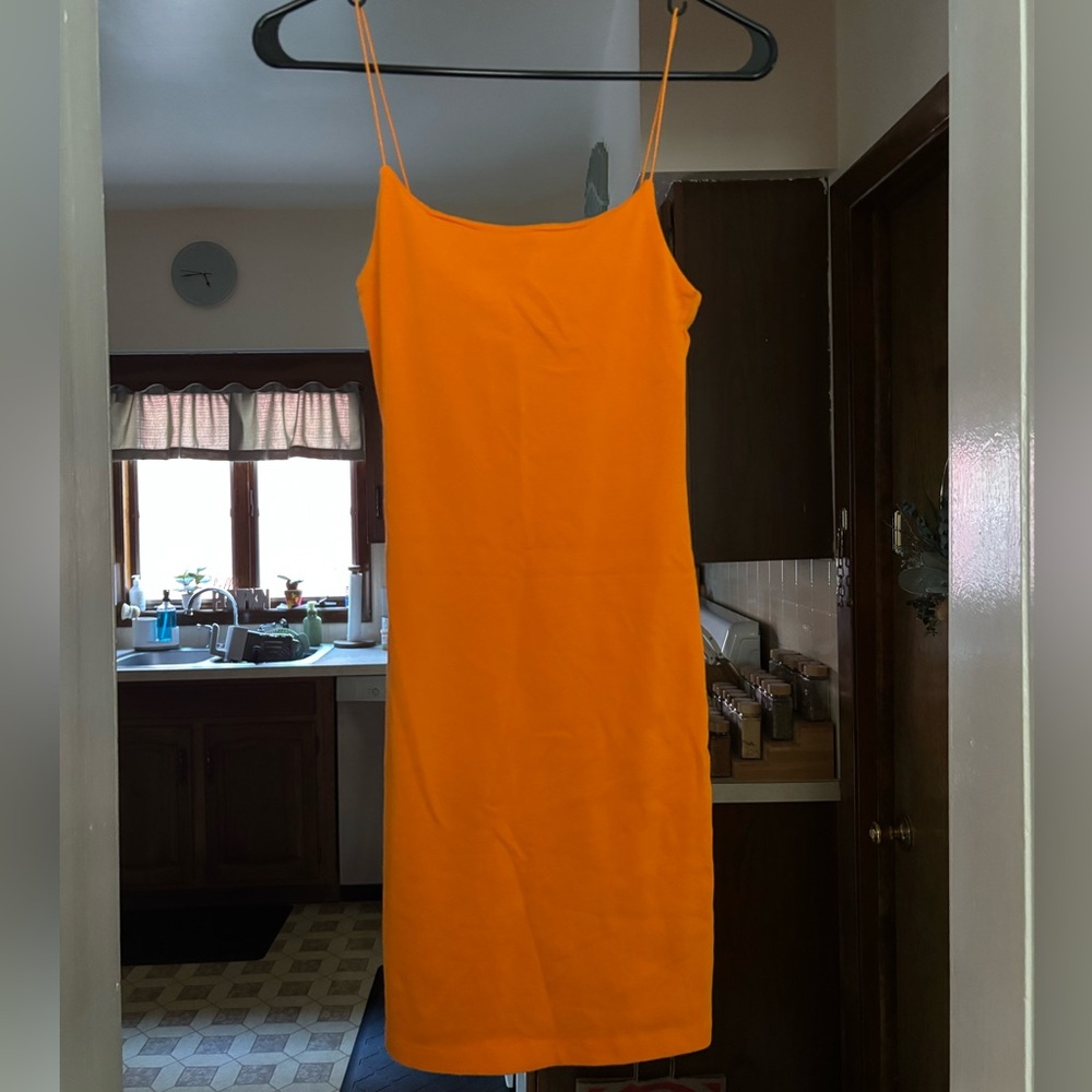 Zara Orange Mini Dress